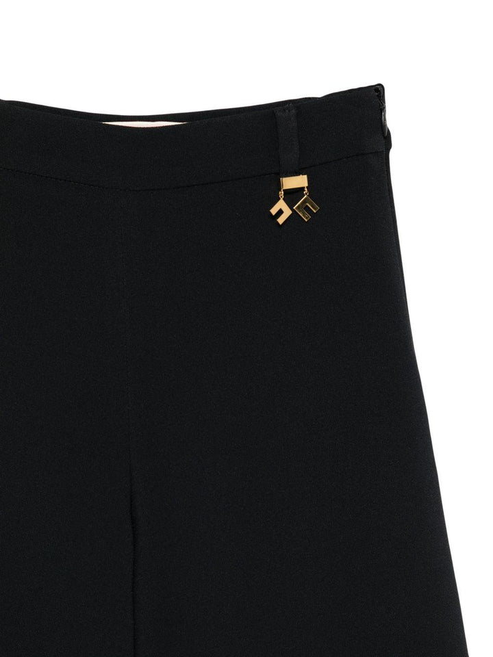 Pantalone nero per bambina EFPA3030GA085 N000 Elisabetta Franchi Kids 