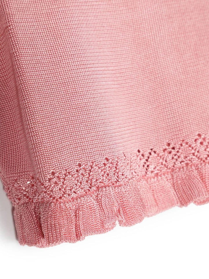 Salmon pink cardigan for girls