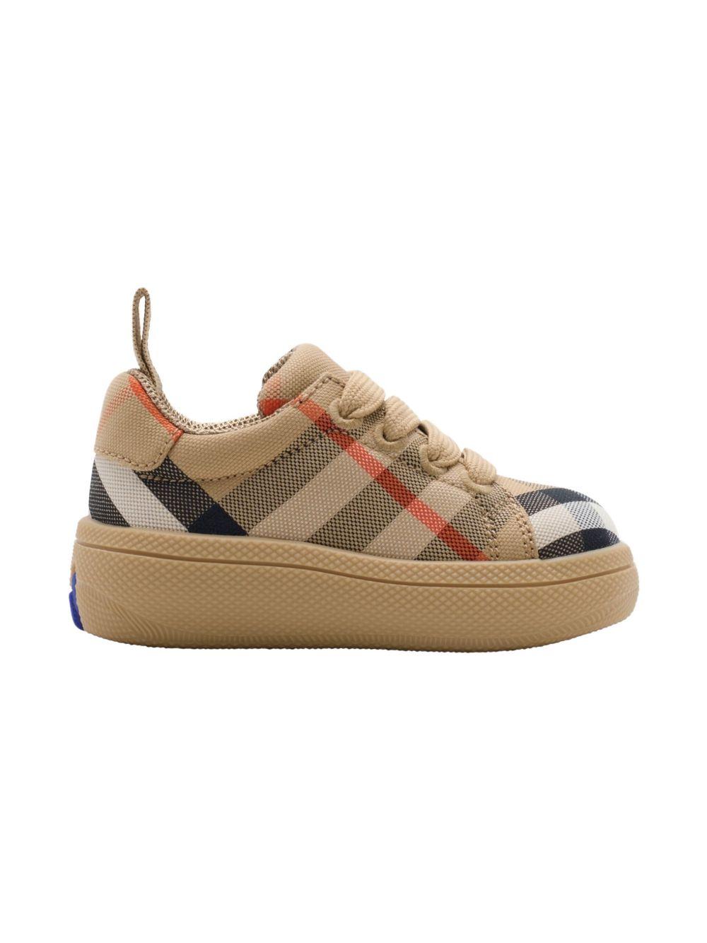 Sneakers beige sabbia per neonato 8108439 B9368 Burberry Kids 