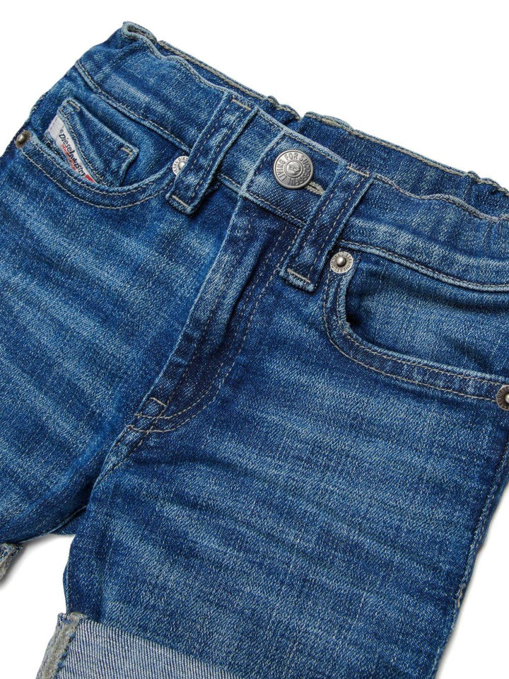Bermuda de jeans blu per neonato K00361KXBSC K01 Diesel Kids 