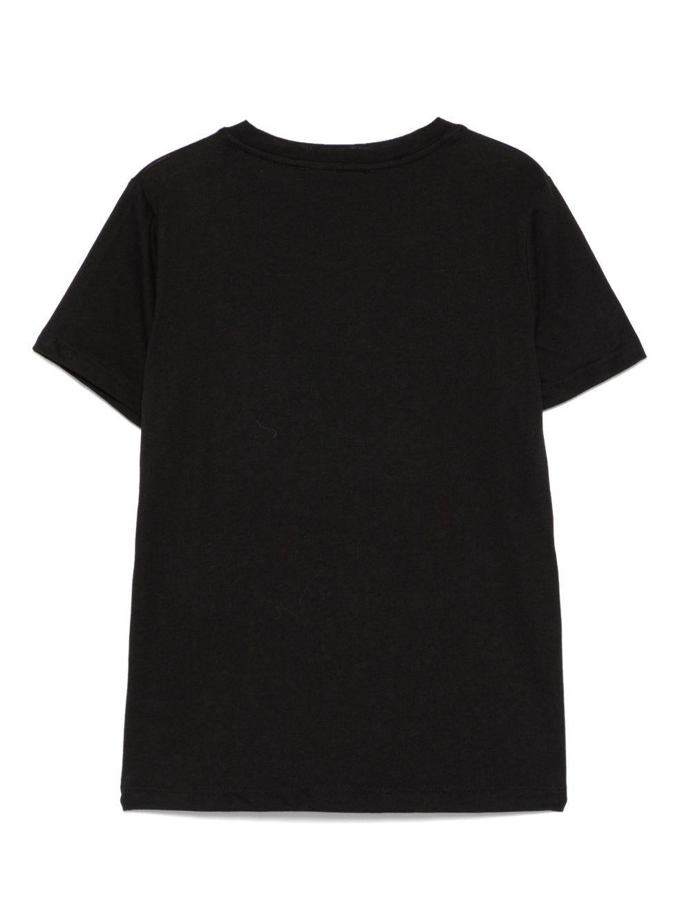 T-shirt nero per bambino EB000421AF15013 MC206 Emporio Armani Kids 