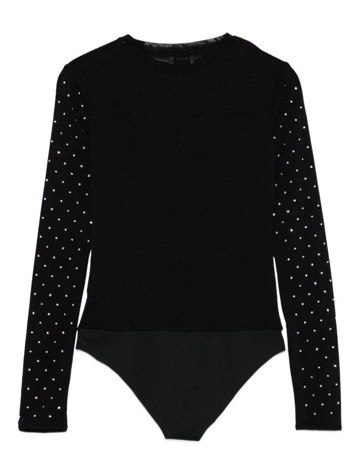 Top nero per bambina KFBD002CTU023 D818 Pinko Kids 