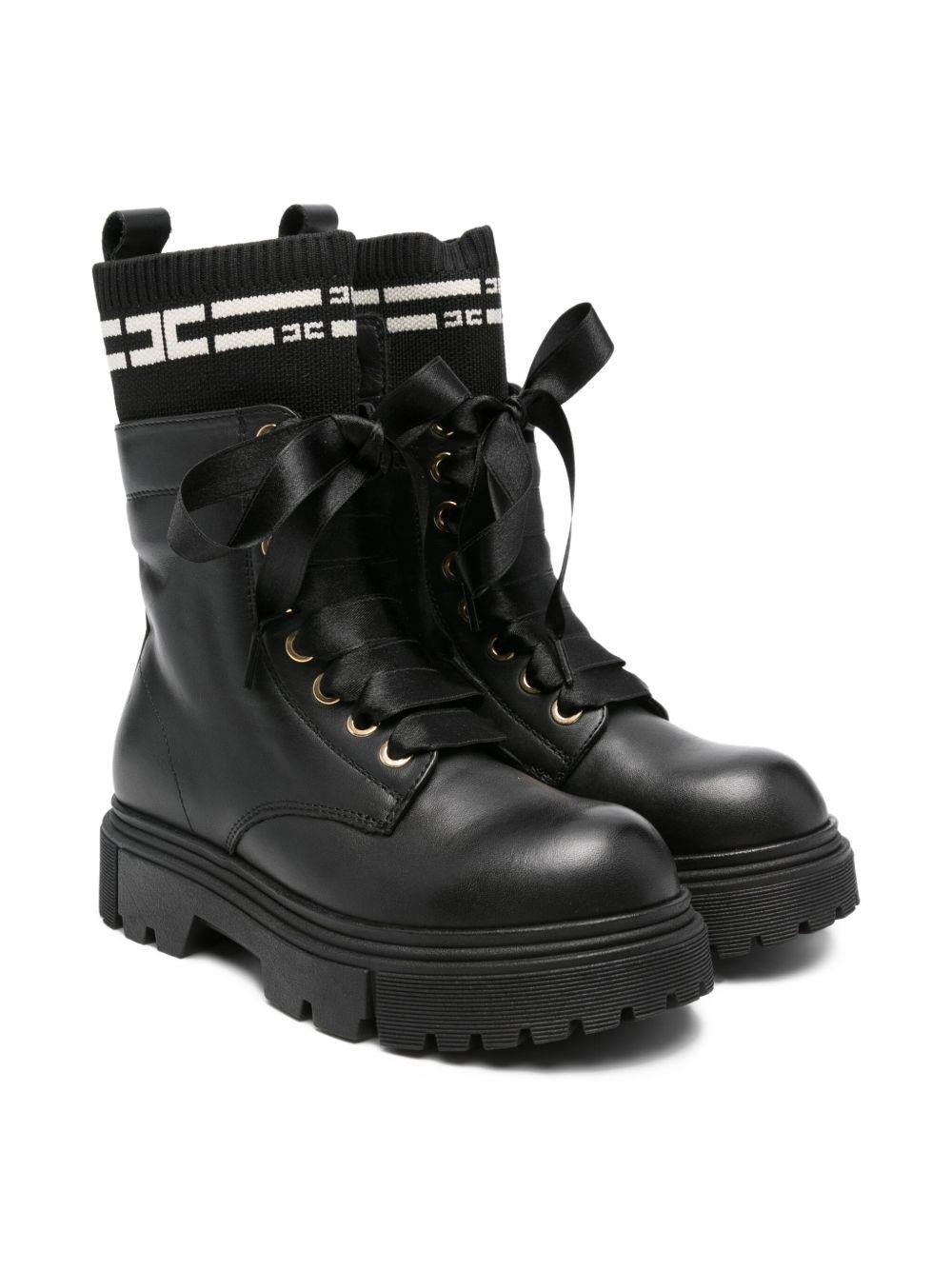 Stivali nere per bambina F4A5E04221316 930 Elisabetta Franchi Kids 