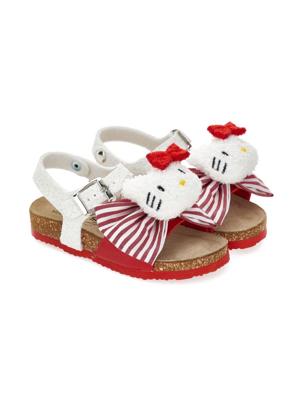 Sandali bianche "Hello Kitty" per bambina 8CG0157702 9944 Monnalisa Kids 