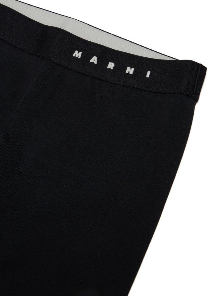 Pantalone nero per bambina M01545M00VB 0M900 Marni Kids 