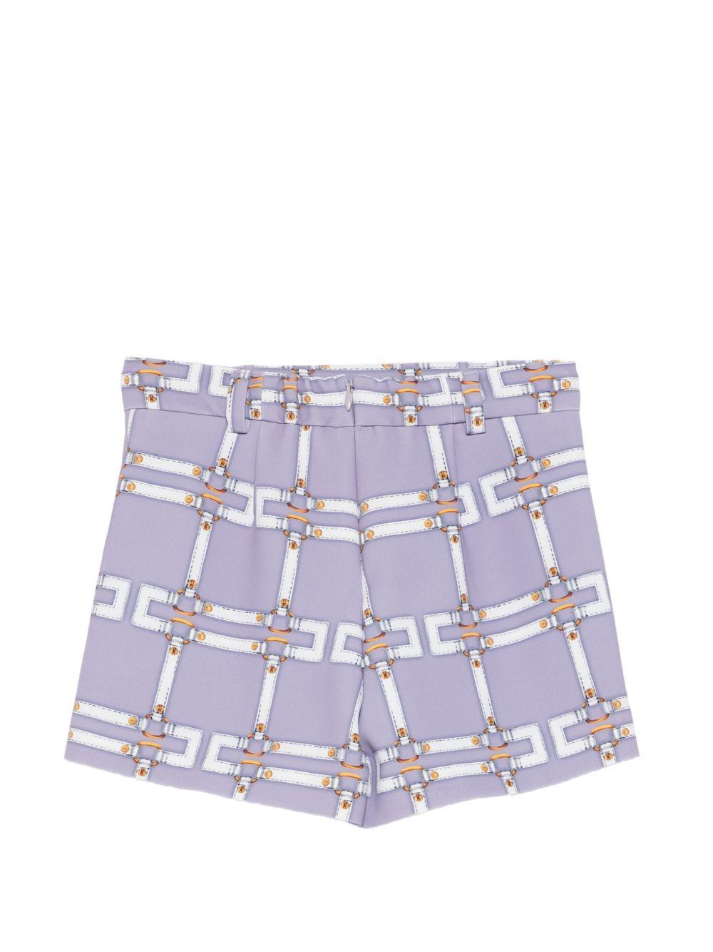 Bermuda lilla per bambina EFBE0810GAE01 8125 Elisabetta Franchi Kids 