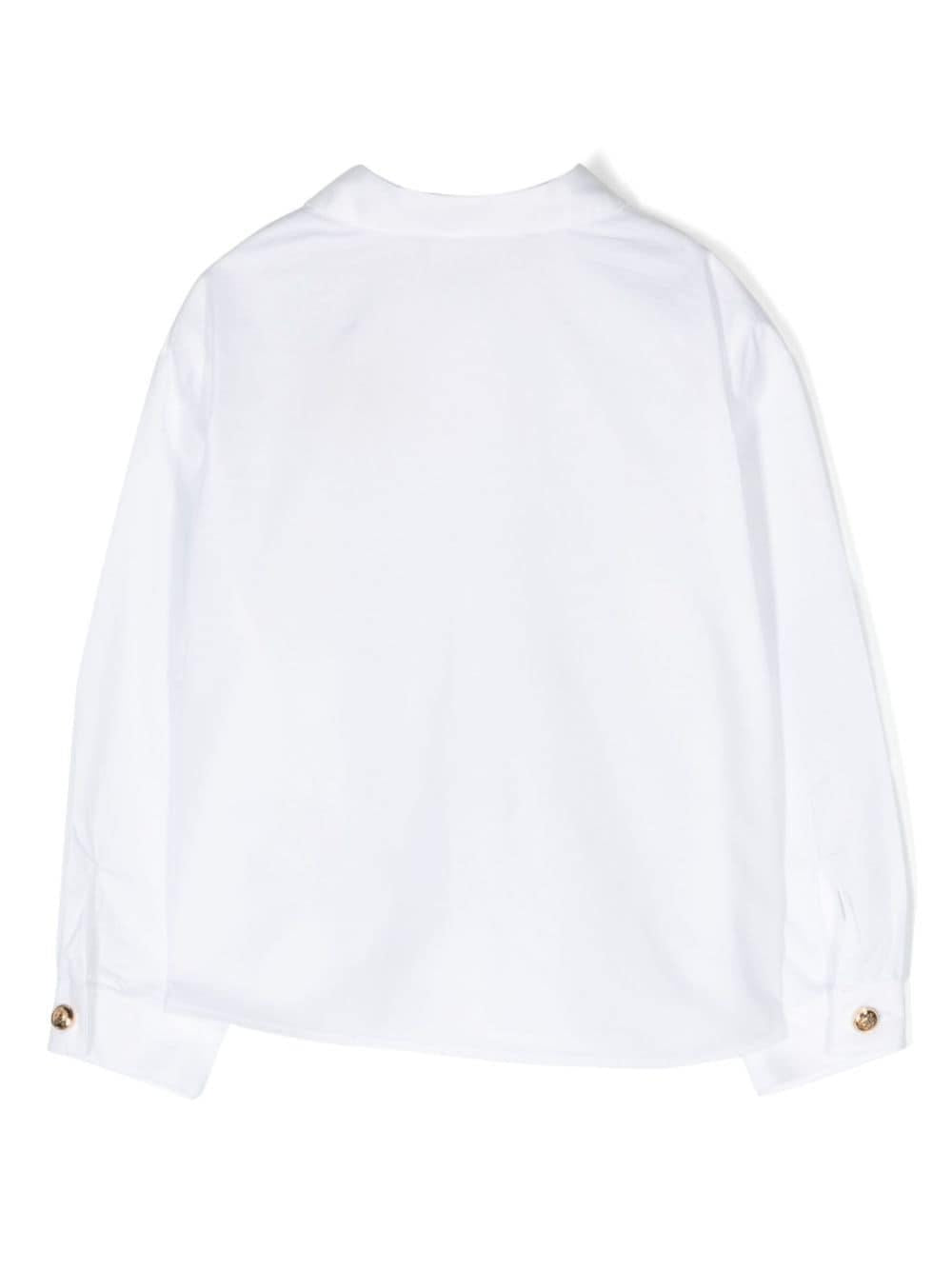 White cotton baby shirt