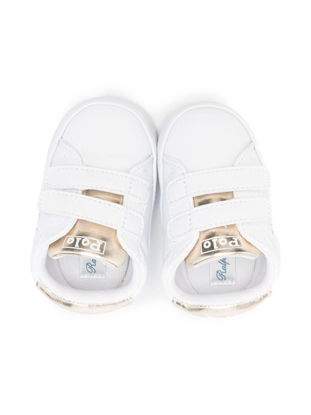 Sneakers bianche per neonato RL03389102 HER Ralph Lauren Kids 