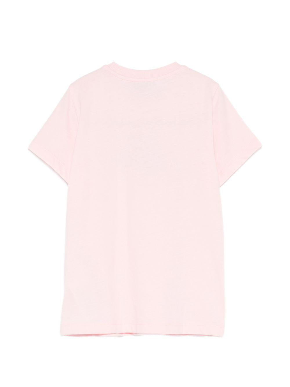 T-shirt rosa per bambino HZM058LAA03 50209 Moschino Kids 