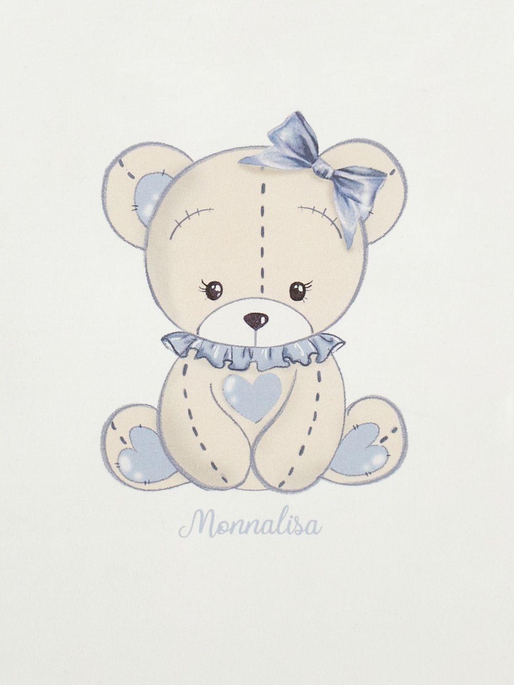 Coperta bianca per neonato 35F0066000 0151 Monnalisa Kids 