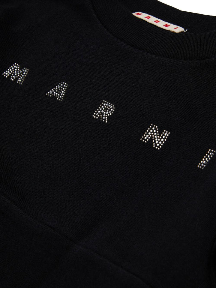 Abito nero per bambina M02012M00SH 0M900 Marni Kids 