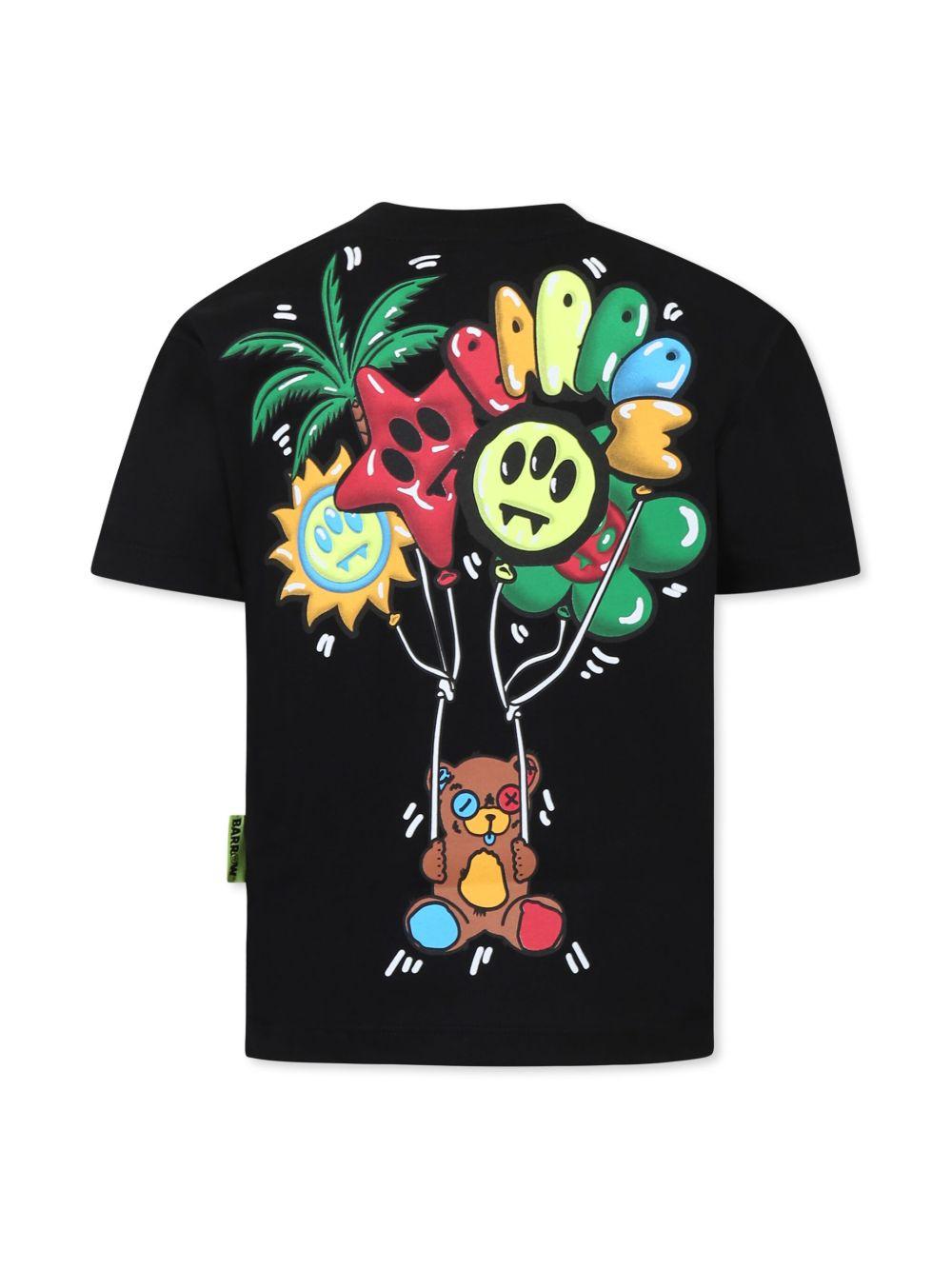 T-shirt nera per bambino