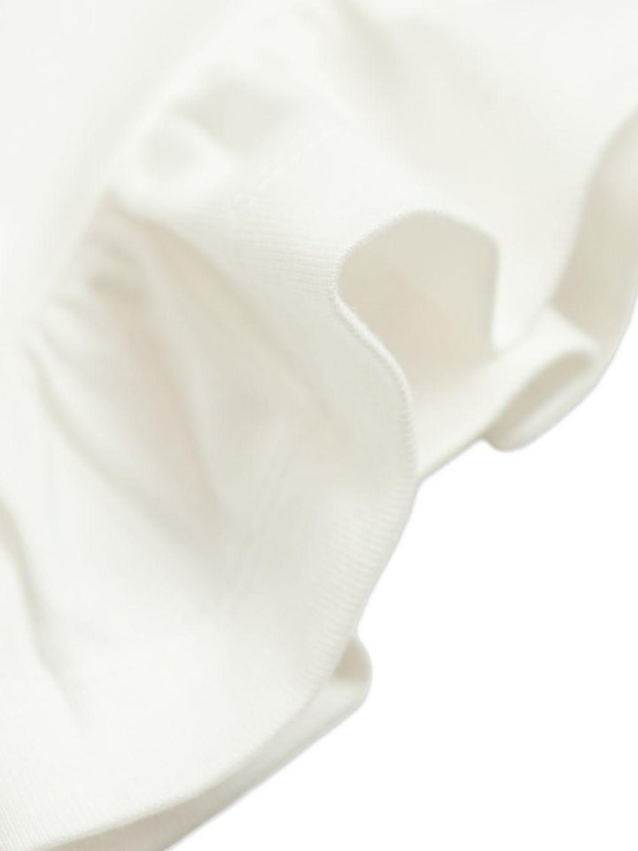 Top bianco sporco per bambina BY8B42Z3672 100OR Balmain Kids 