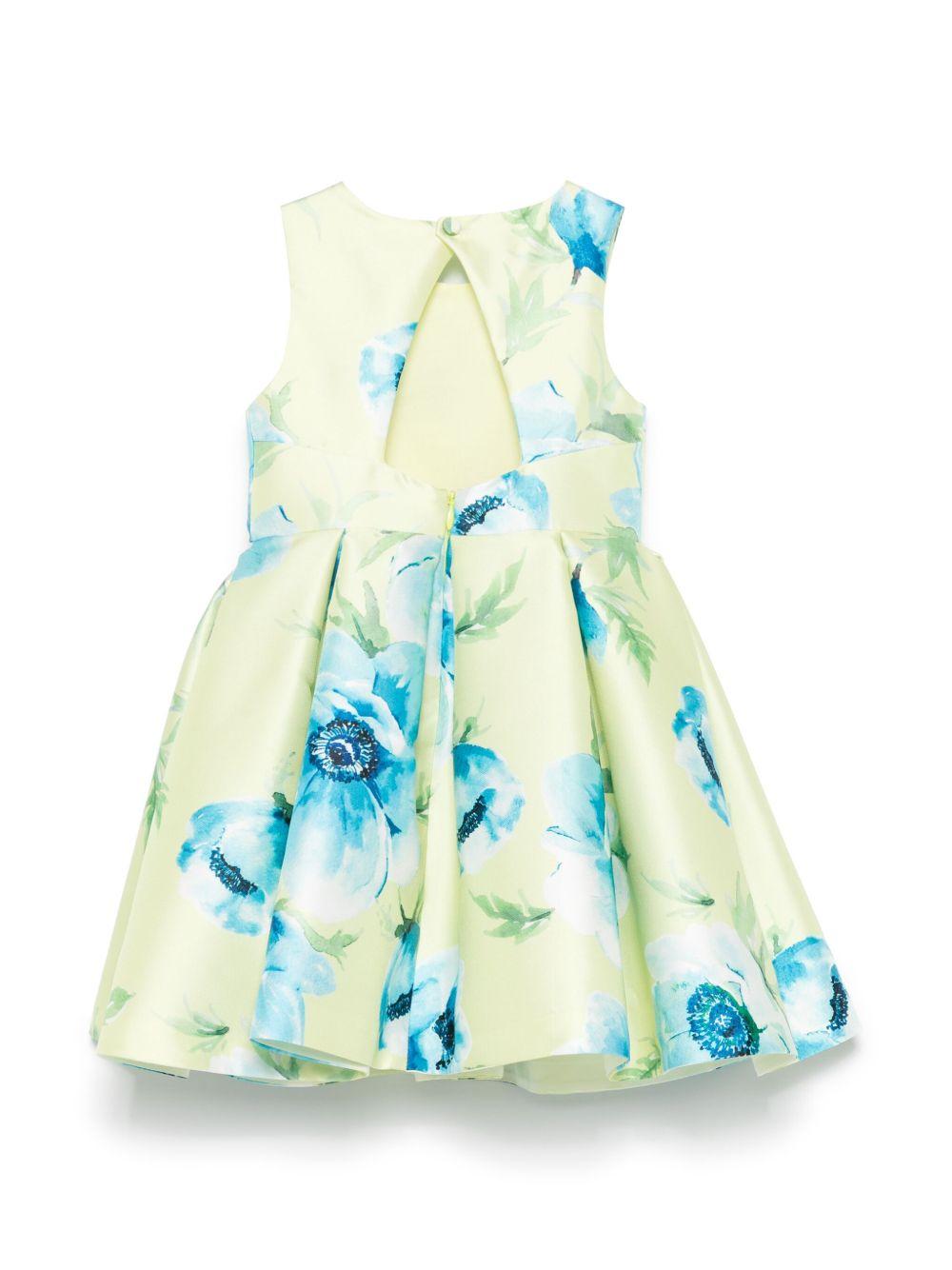 Abito verde lime per bambina