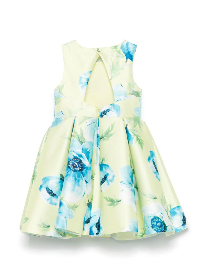 Abito verde lime per bambina