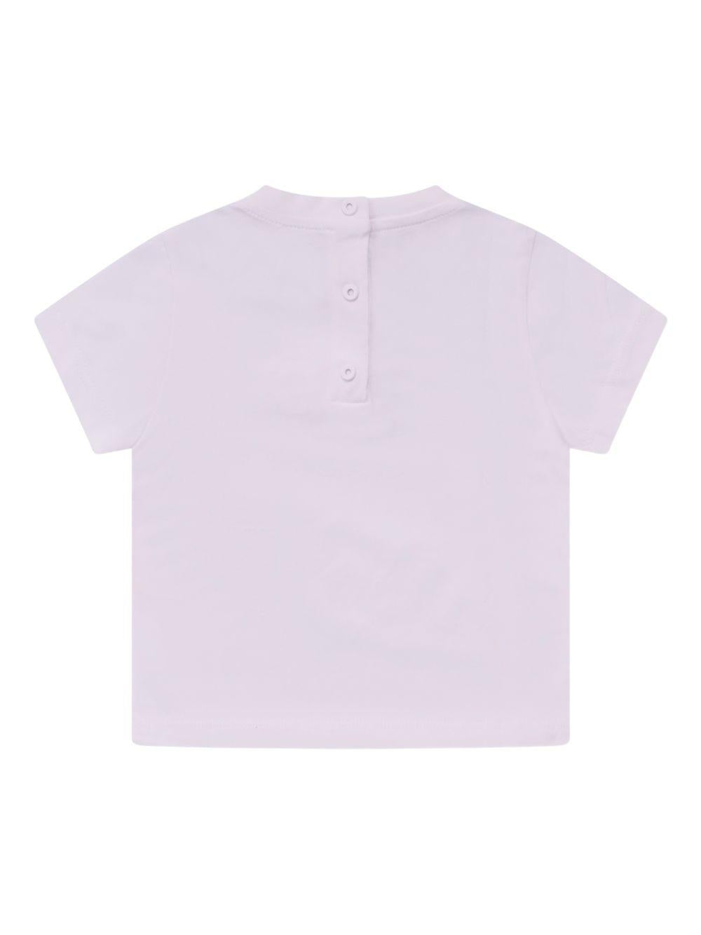 T-shirt viola chiaro per neonata BUI1107AJ F0TU9 Fendi Kids 