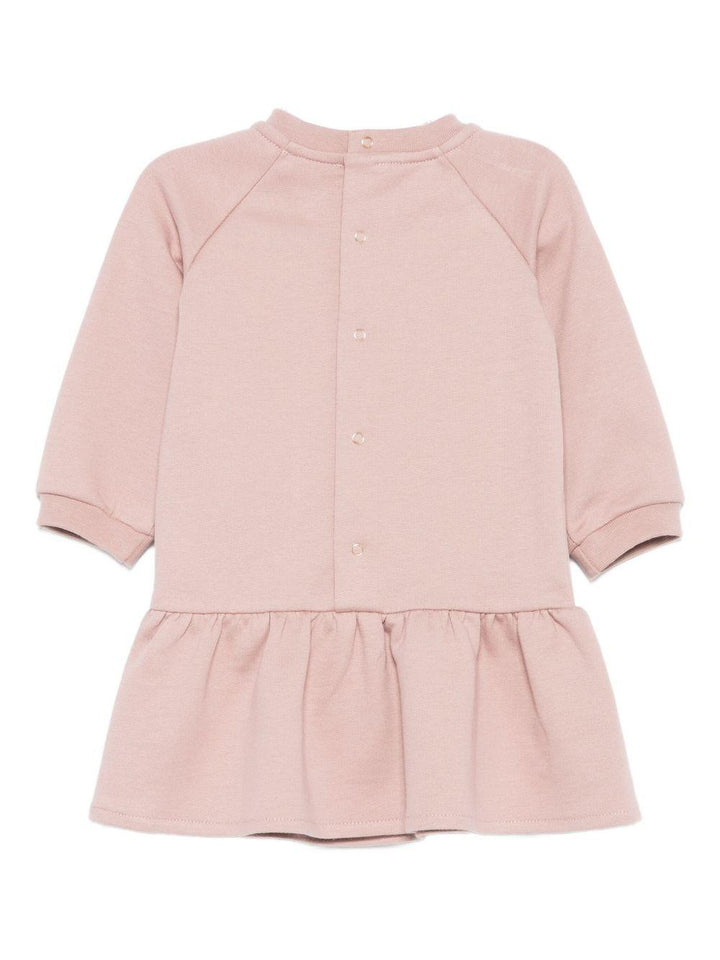 Abito rosa per neonata ENAB0650FF002 C041 Elisabetta Franchi Kids 