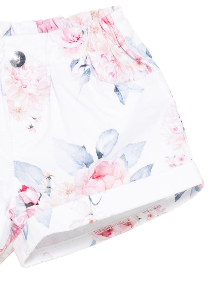 Bermuda bianca/multicolor per neonata HA6002T1968 T9898 Liu Jo 