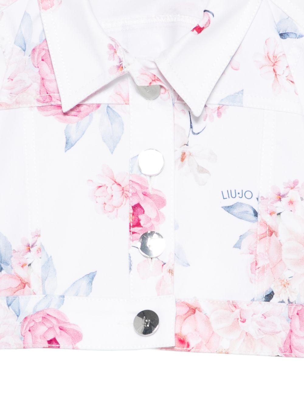 Giacca bianca per bambina KA6001T1968 T9898 Liu Jo 