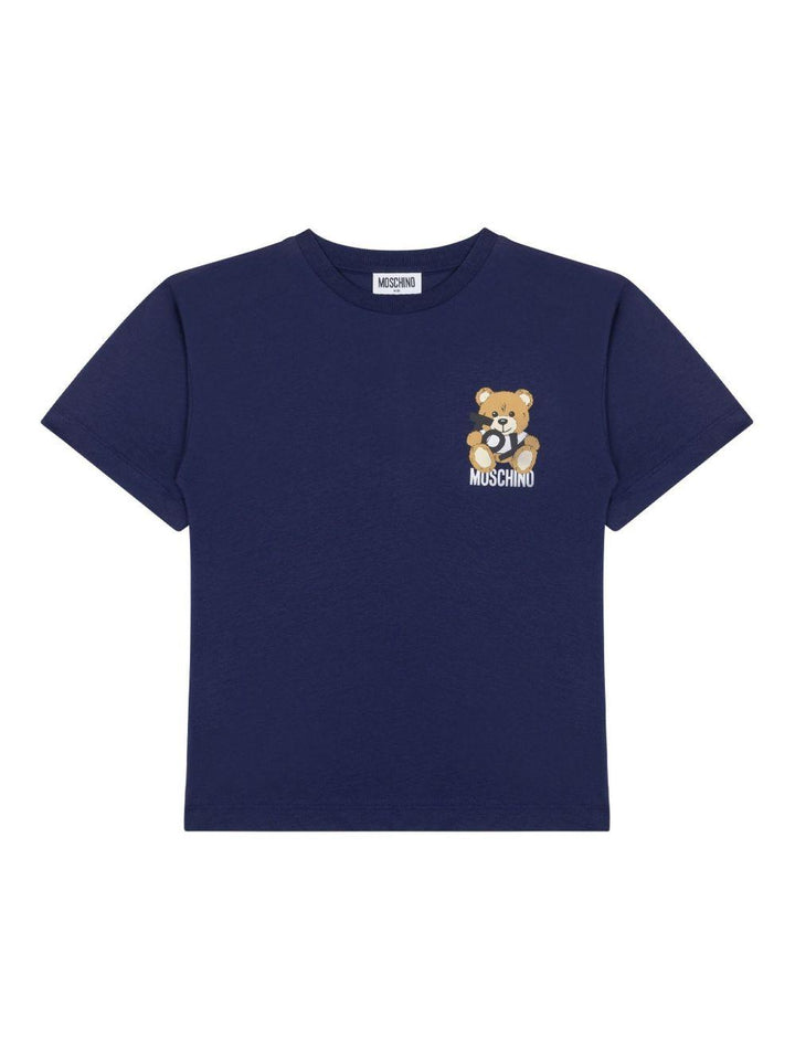 T-shirt blu navy per bambino