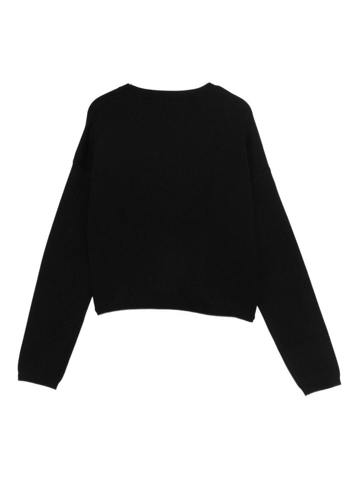 Maglione nero per bambina GF5026MA12P 22222 Liu Jo 