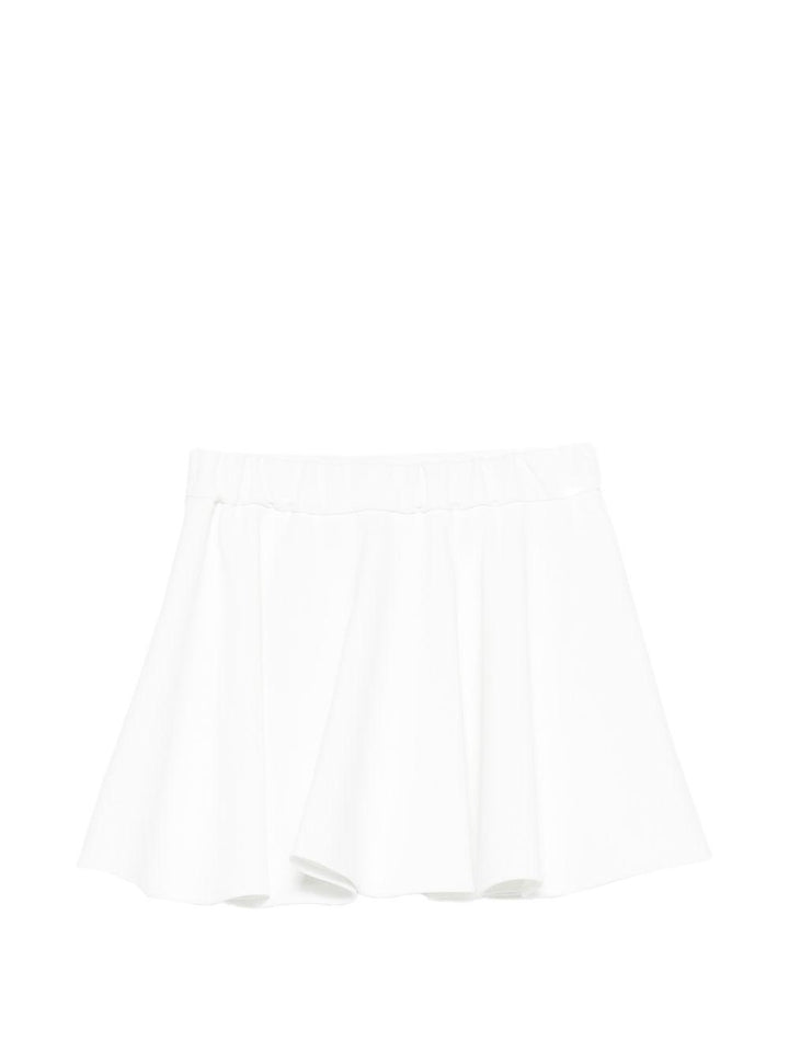 Gonna bianca per bambina EGGO0540GA022 0100 Elisabetta Franchi Kids 