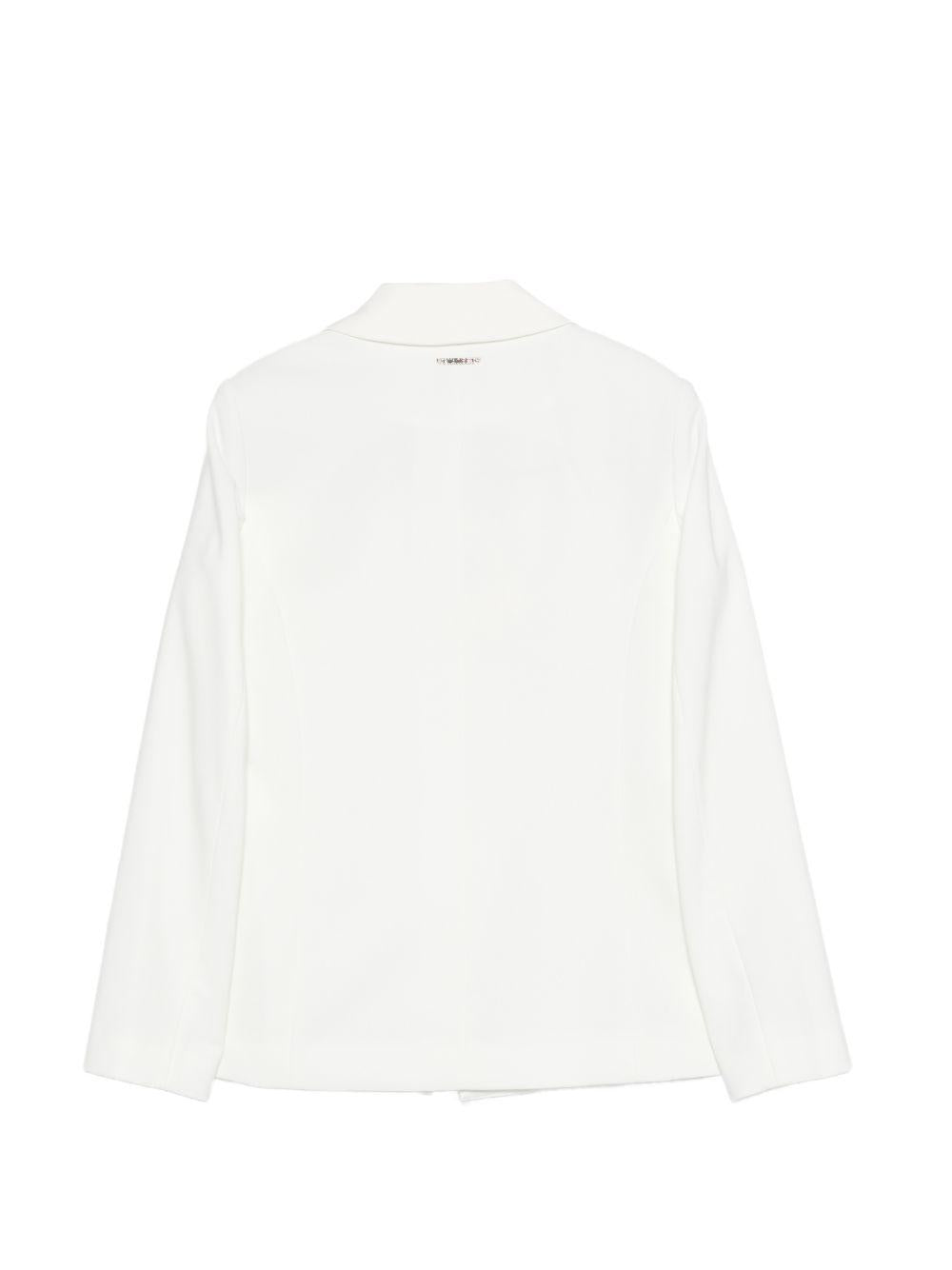 Blazer bianco per bambina 261GJ2Q55 00526 Twin Set 