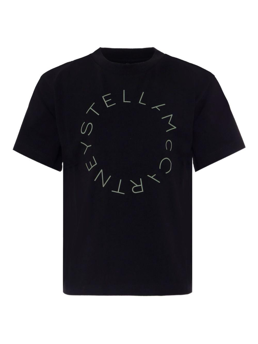 T-shirt nera per bambino TX8S01Z0434 930 Stella McCartney Kids 