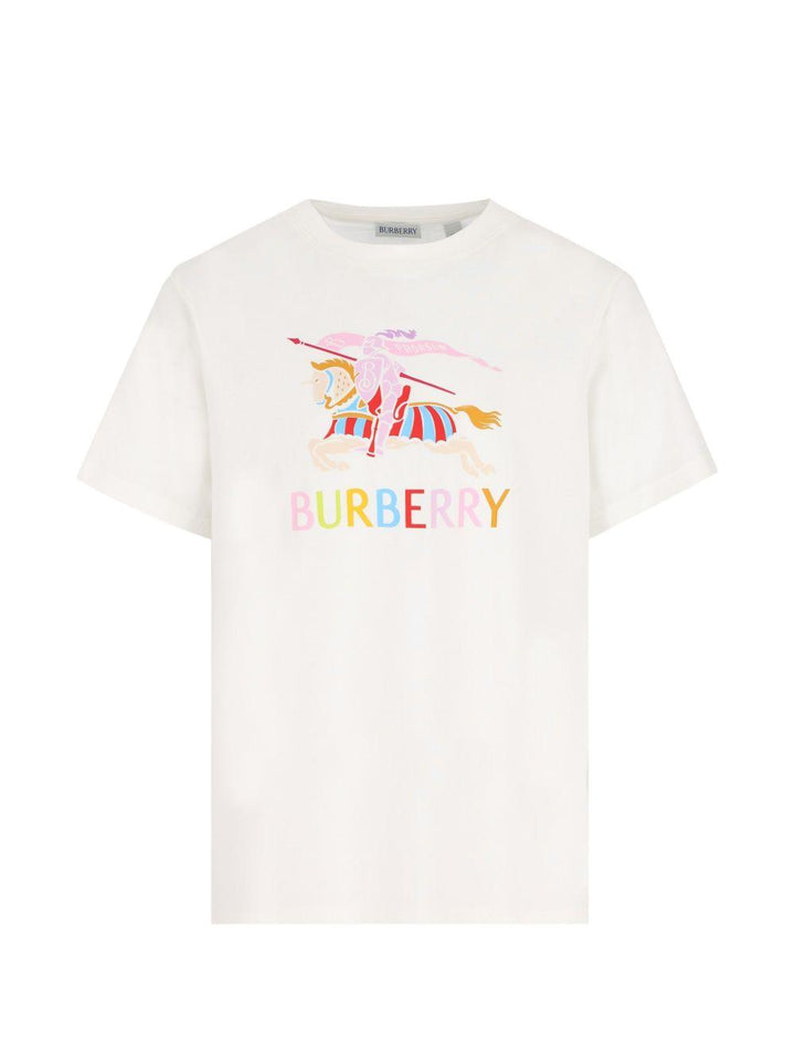 T-shirt bianco per bambino 8117585 A2014 Burberry Kids 