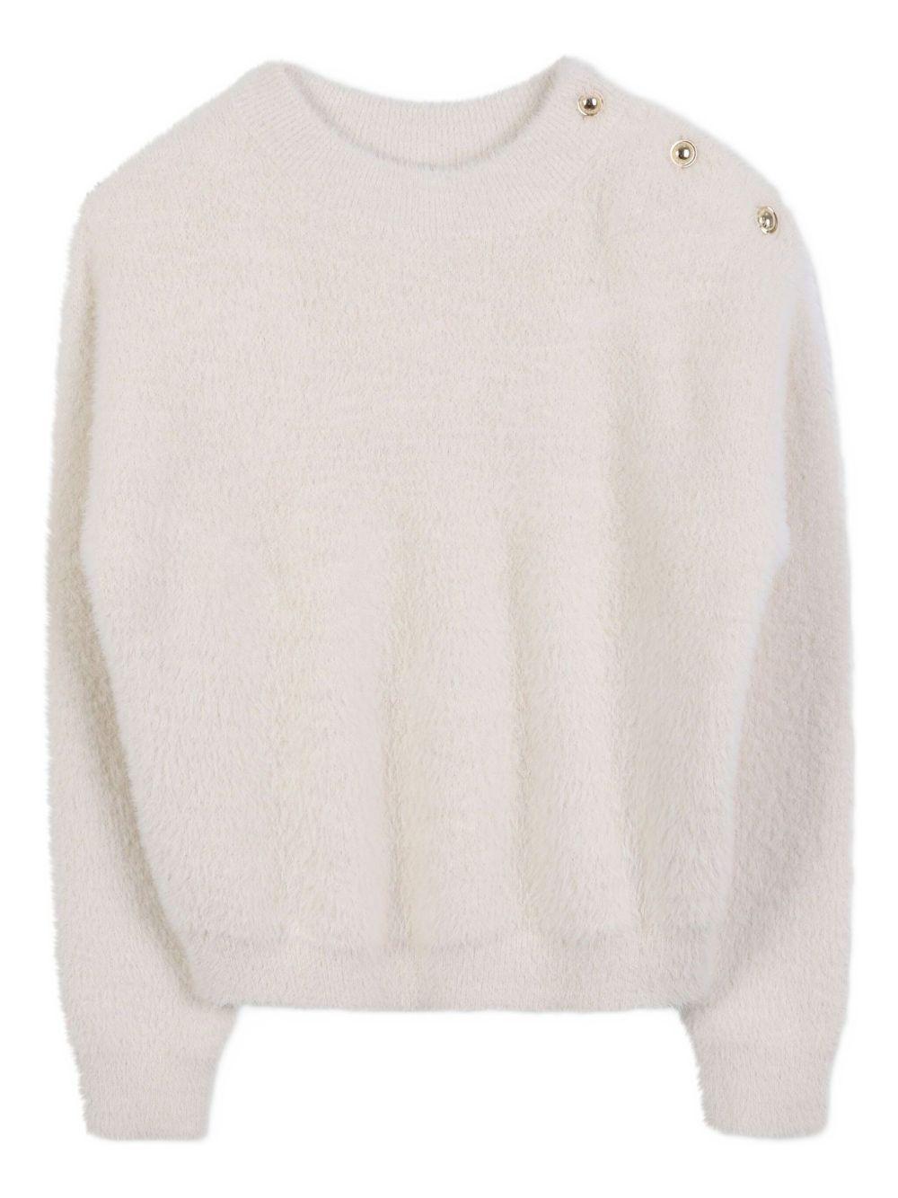 Maglione bianco per bambina R30467 190 Michael Kors Kids 