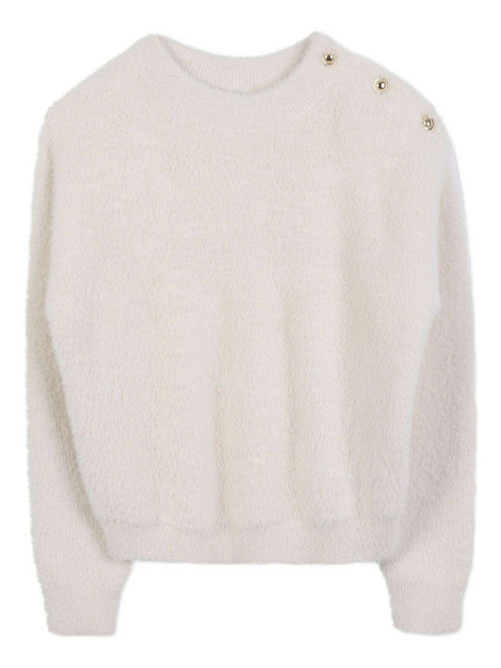 Maglione bianco per bambina R30467 190 Michael Kors Kids 