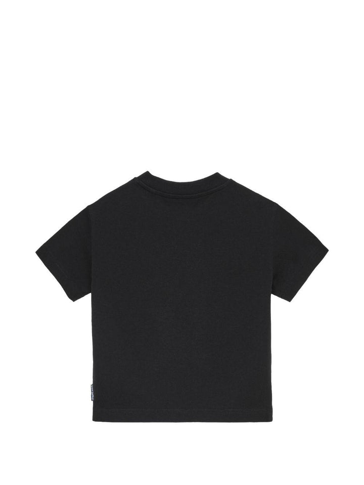T-shirt nera per bambino PBAA003S26JER001 110 Palm Angels Kids 