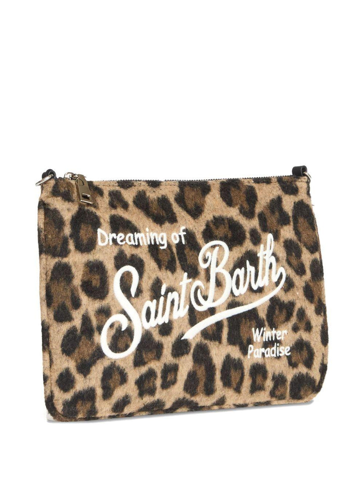Borsa leopardata marrone per bambina PAR0025 00223I MC2 Saint Barth Kids 