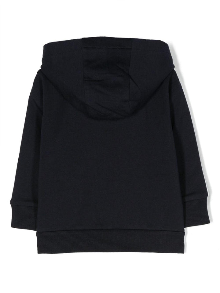 Blue sweatshirt with zip for newborns