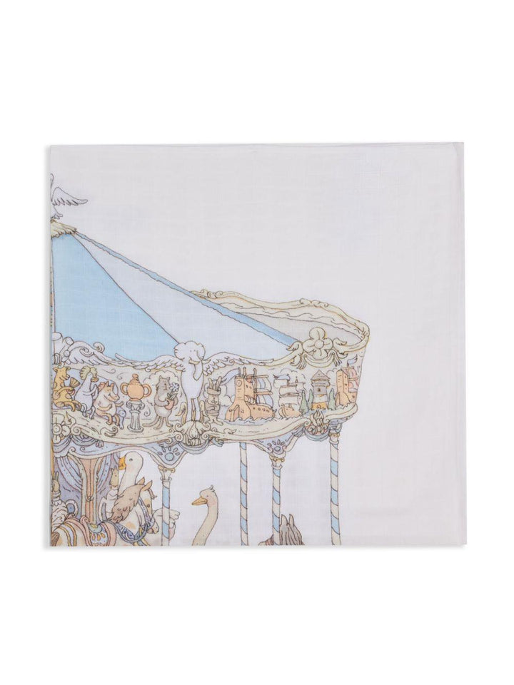Coperta bianca per neonato CACQCARB BU Atelier Choux 