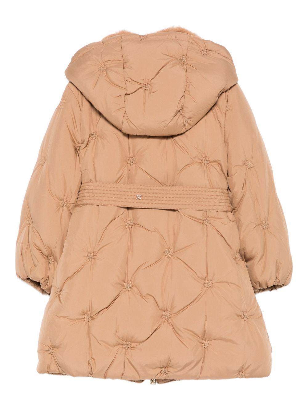Giubbotto beige cammello per bambina 5848 094 Abel & Lula 