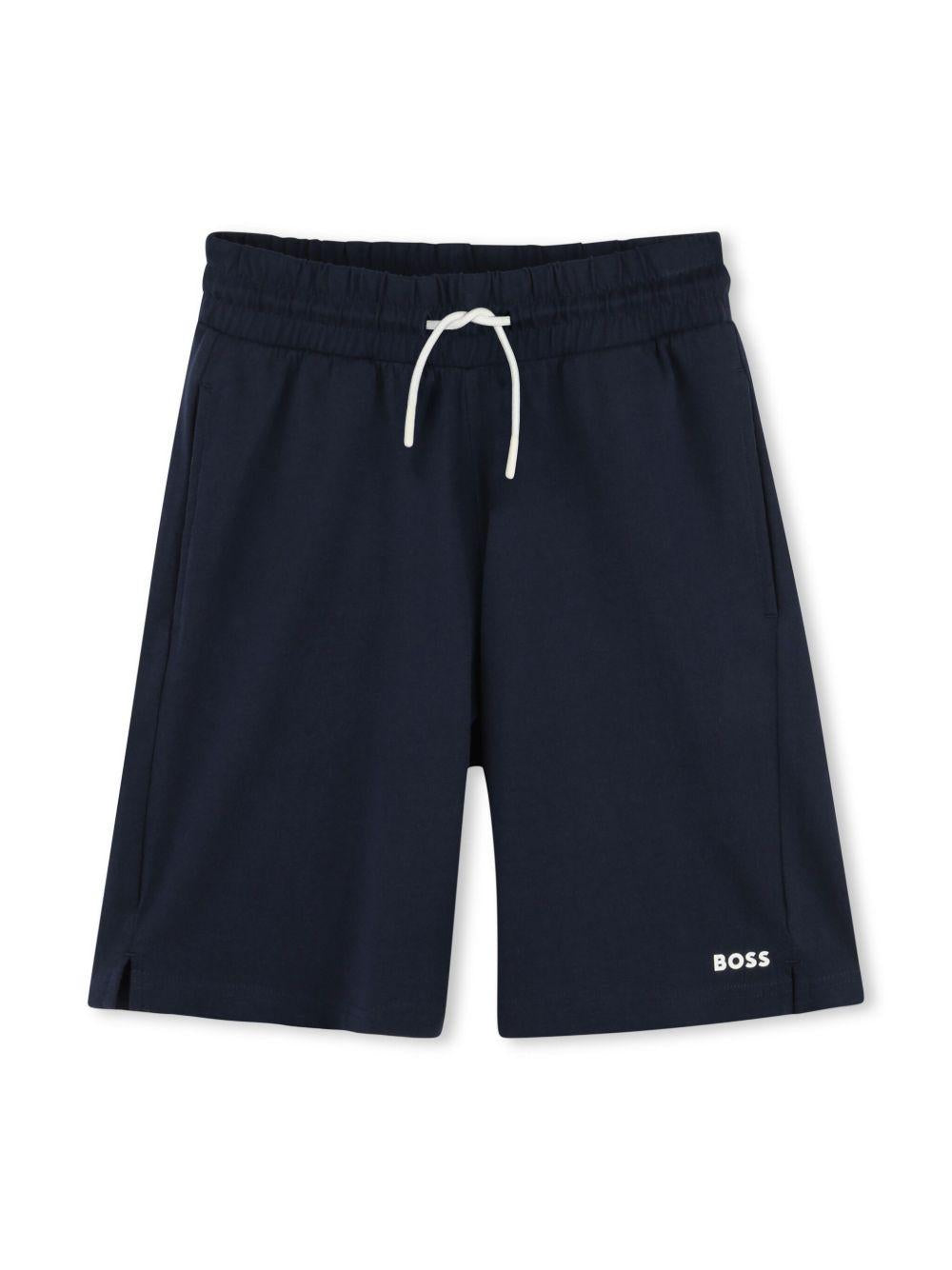 Completo blu navy/bianco per bambino