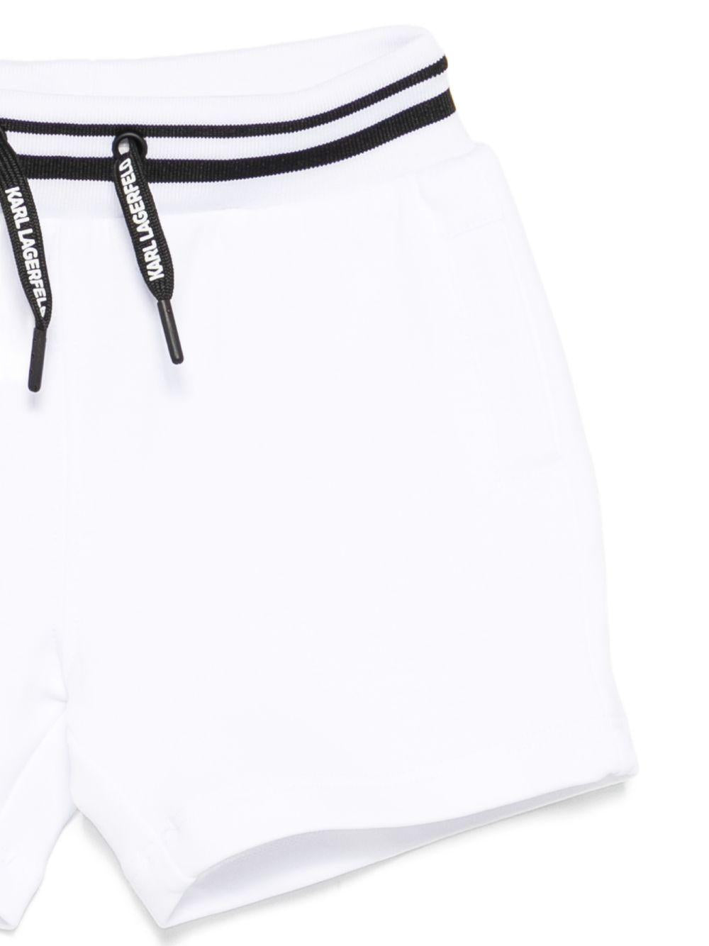Completo bianco/nero per neonato Z31074 10P Karl Lagerfeld Kids 