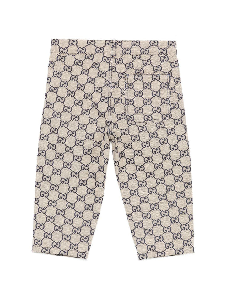 Pantalone beige per neonato 791202XWA8X 9118 Gucci Kids 
