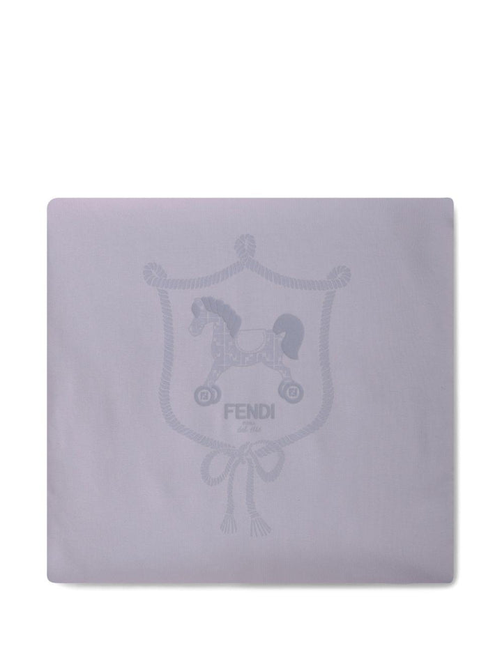 Coperta azzurro per neonata BUJ3288RA F19J4 Fendi Kids 