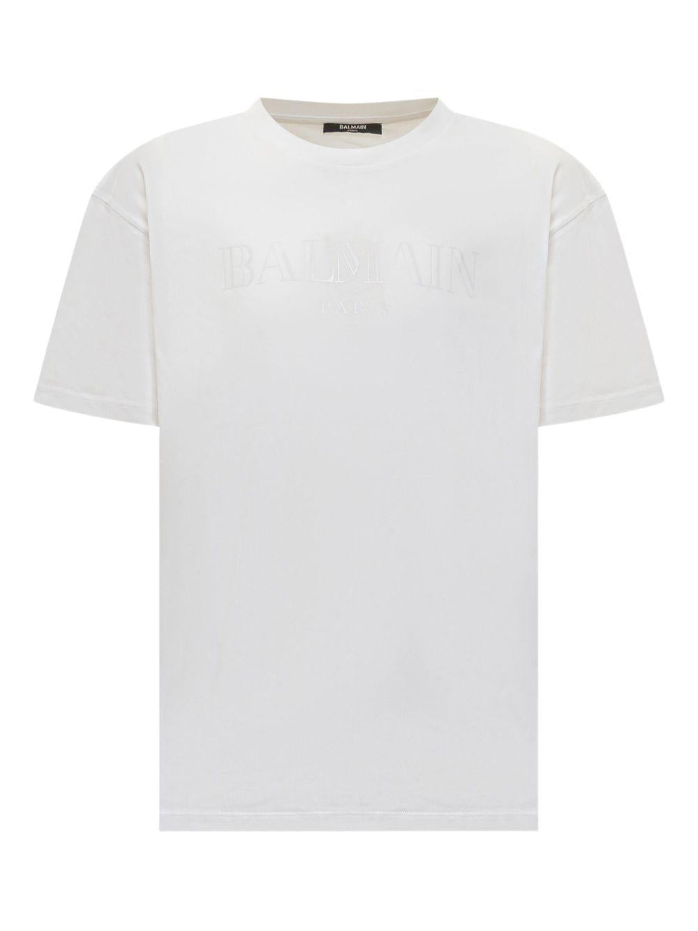T-shirt bianco per bambino BX8Q81Z3186 100 Balmain Kids 