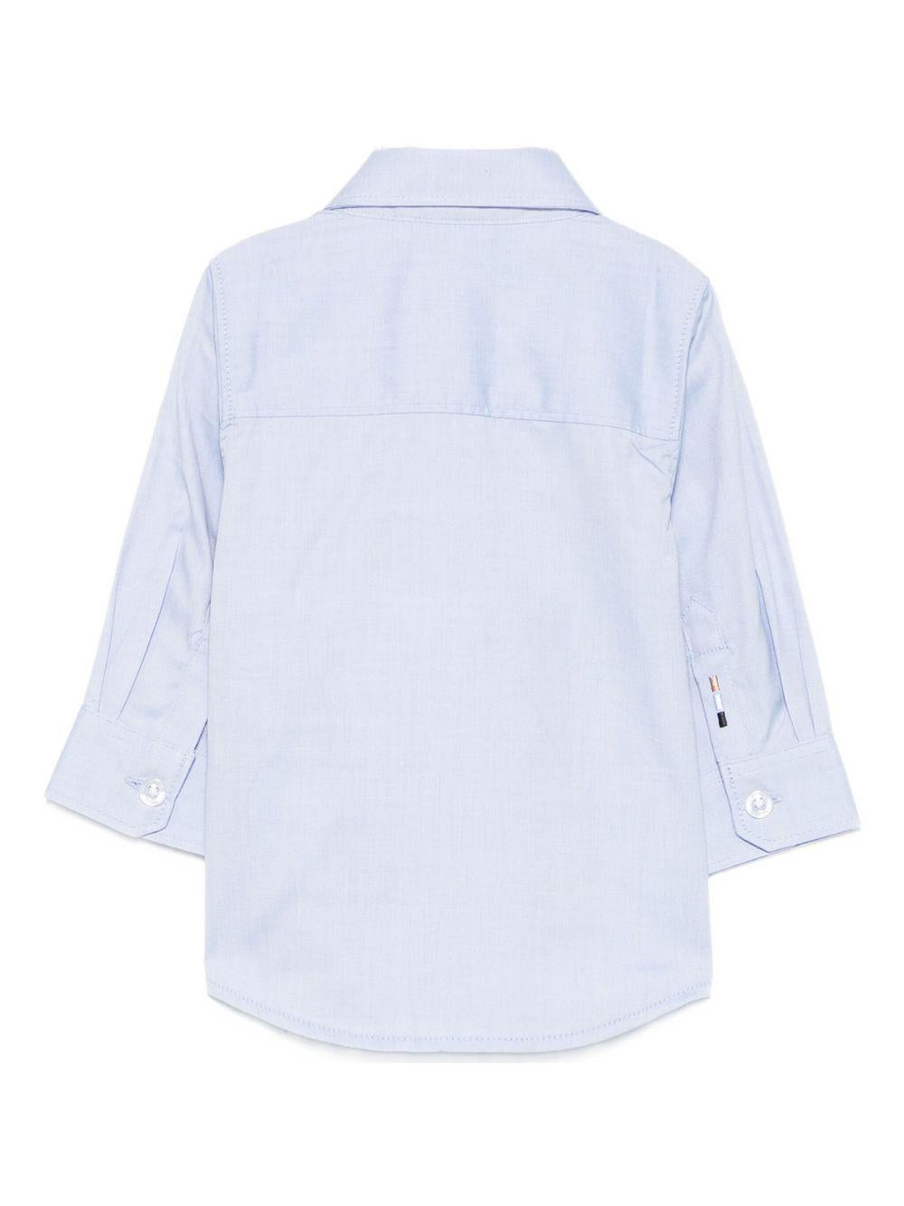 Camicia azzurra per bambino J52681 77D Boss Kids 