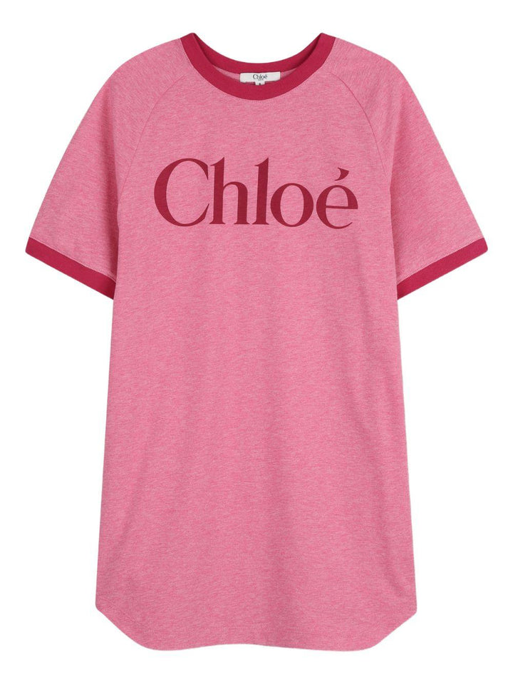 Abito rosa per bambina C20819 F04 Chloe 