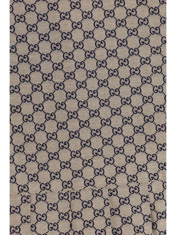 Abito beige/blu per bambina