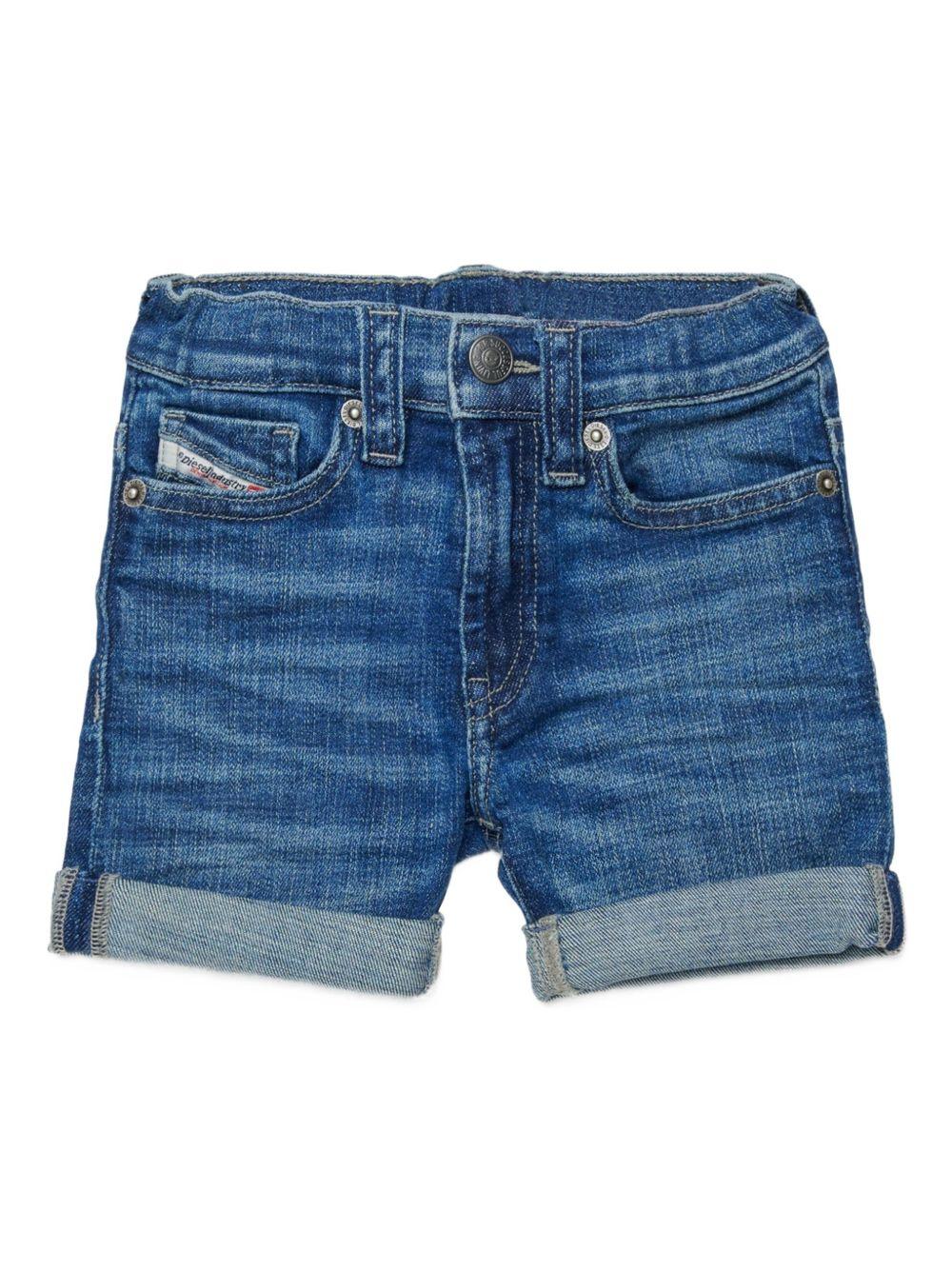 Bermuda de jeans blu per neonato K00361KXBSC K01 Diesel Kids 
