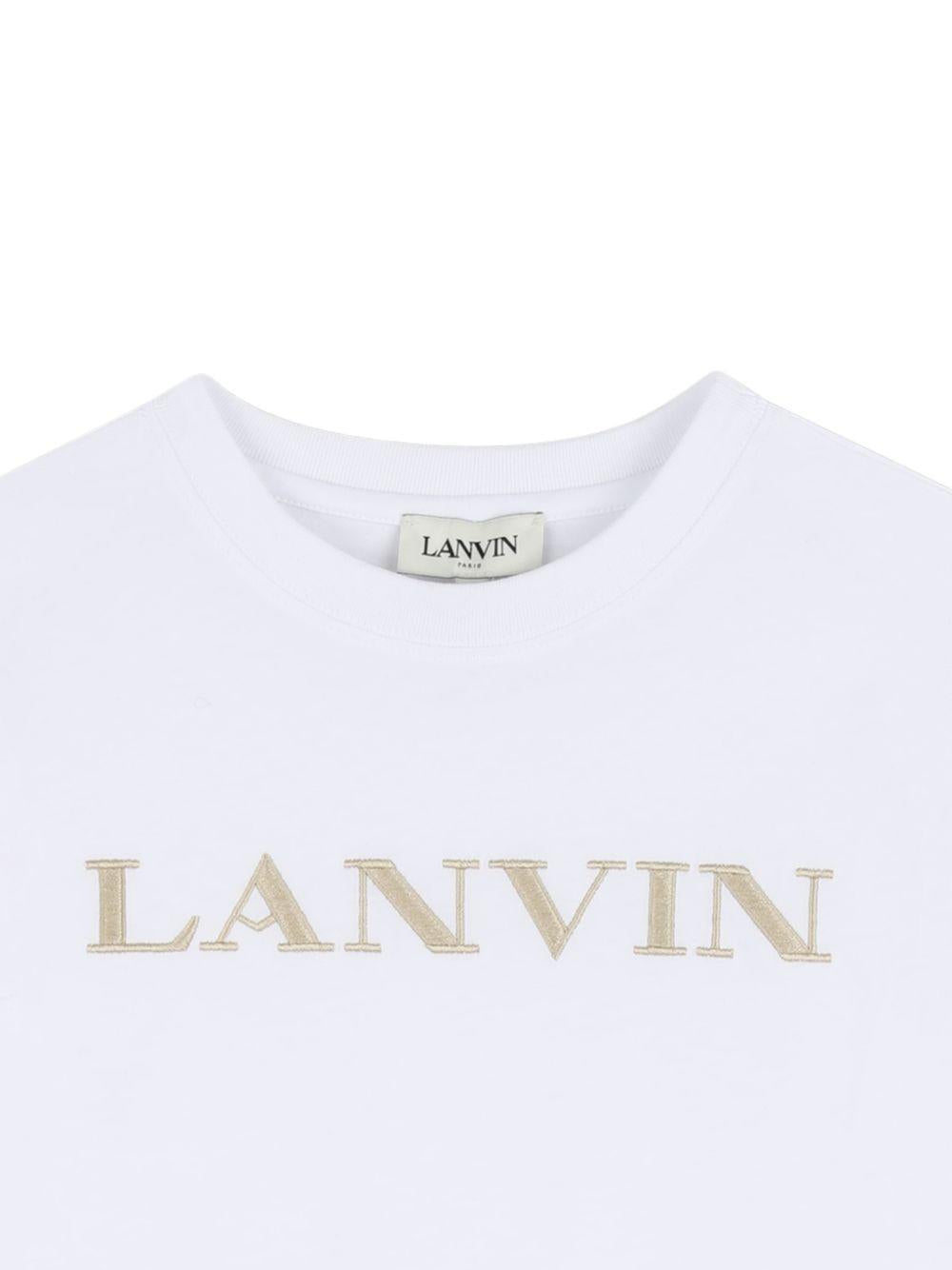 T-shirt bianco per bambino N30360 10P Lanvin Enfant 