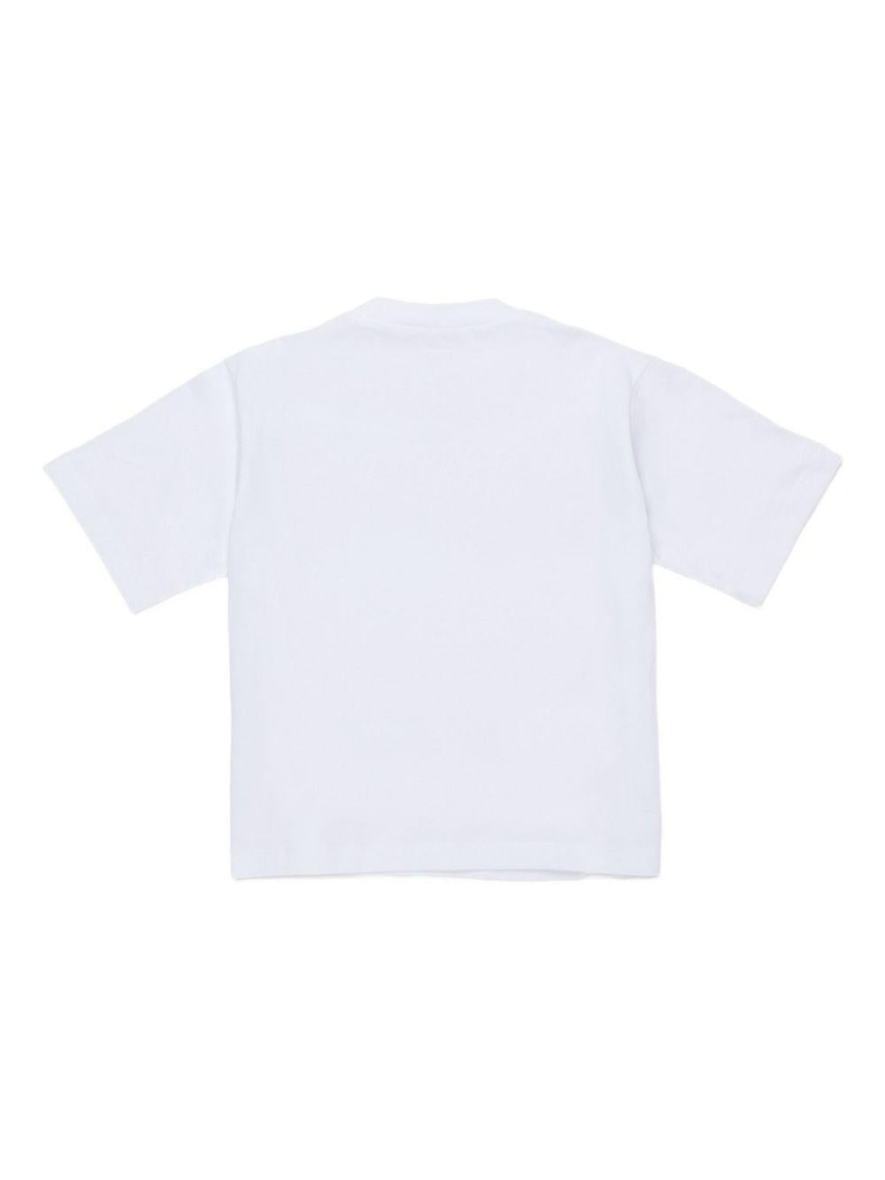 T-shirt bianco per bambino M01733M00RF 0M100 Marni Kids 
