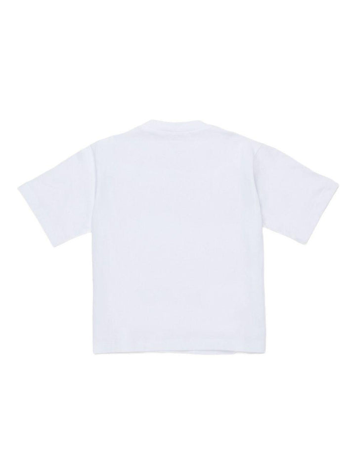T-shirt bianco per bambino M01733M00RF 0M100 Marni Kids 