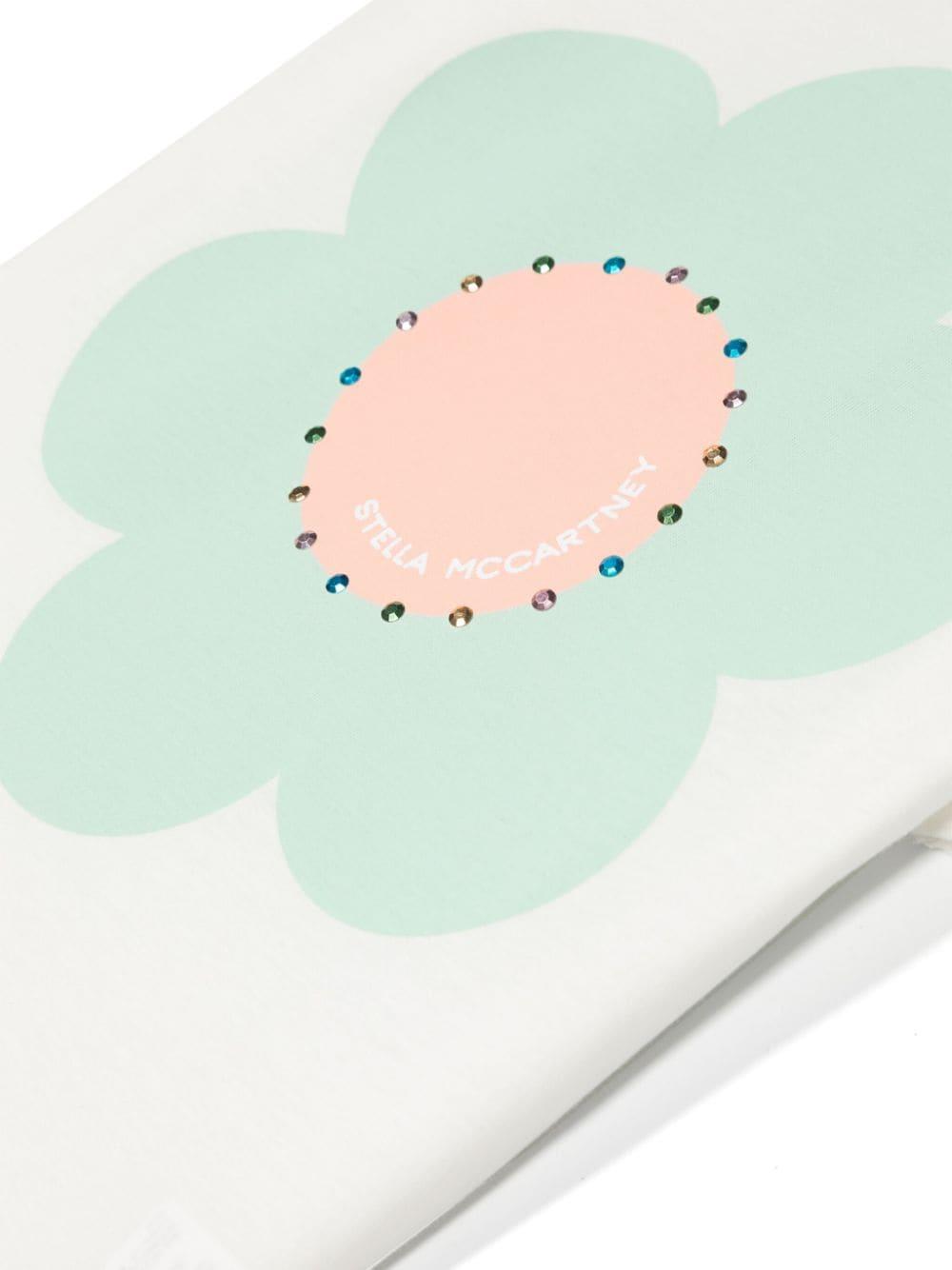 White t-shirt for girls with logo