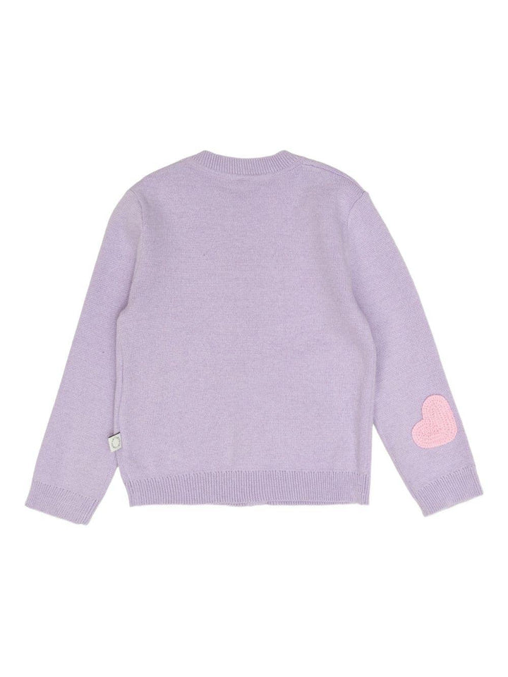 Cardigan viola per neonata